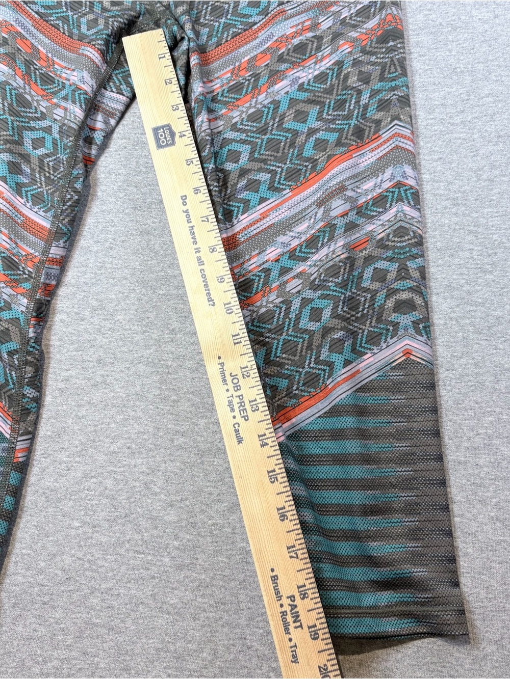 prAna Aztec Pattern Yoga Legging Pants Womens S Boho Mid Rise Comfy Trendy - Picture 5 of 9